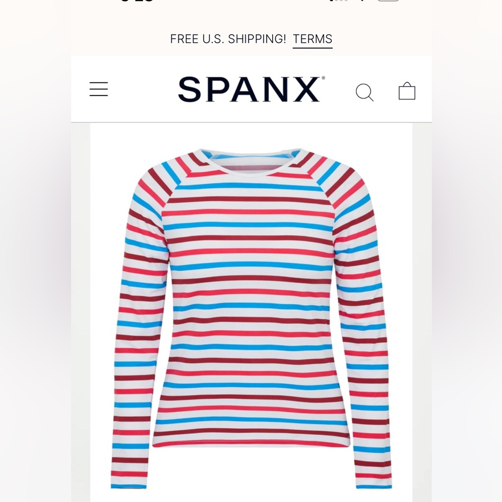 spanx swim shirt